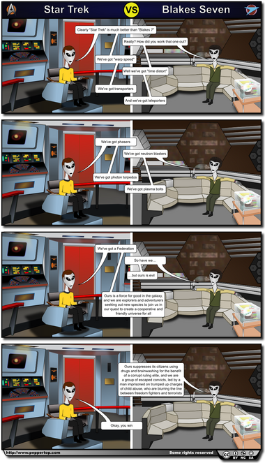 Star Trek vs Blakes Seven