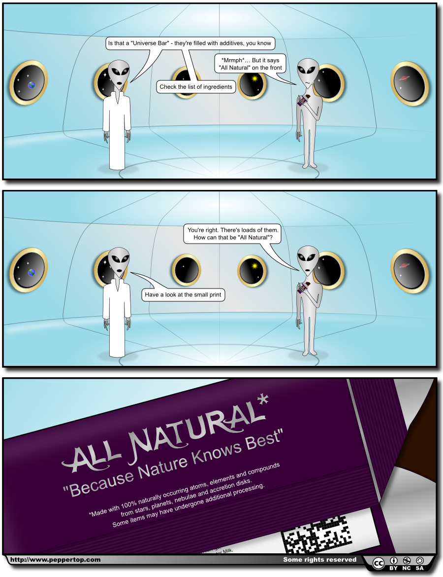 The All Natural* Universe Bar